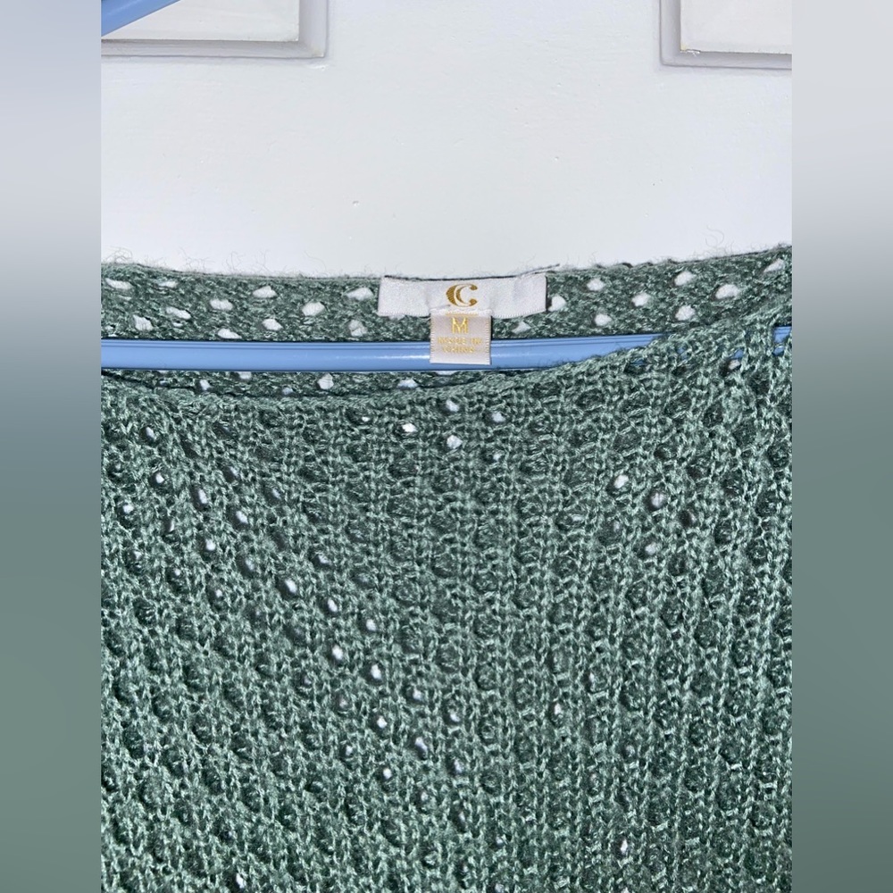 Charming Charlie crotchet sweater
